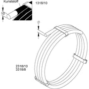 HKL - Rundleiter/Draht für Blitzschutz Runddraht 1318/10 mit PVC-Mantel − 50 Meter