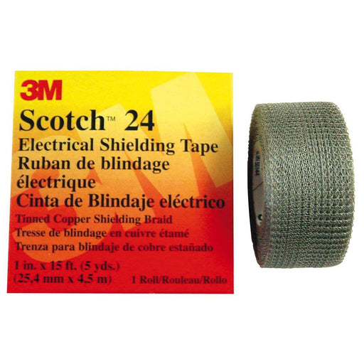 3M - Klebeband Metalldrahtgewebeschlauch Scotch 24 25x4,5 25 mm x 4,5 m − 50 Stück