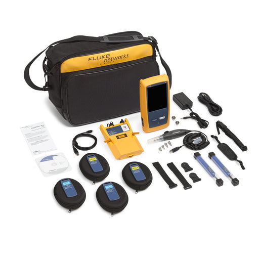 Fluke Networks - Mess-/Testgerät für Kommunikationstechnik OptiFiber Pro Quad OFP2-100-QI INT OTDR+WiFi-Adapter