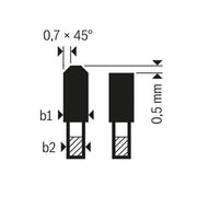 Bosch - Kreissägeblatt Top 2608642098 Precision Best for
