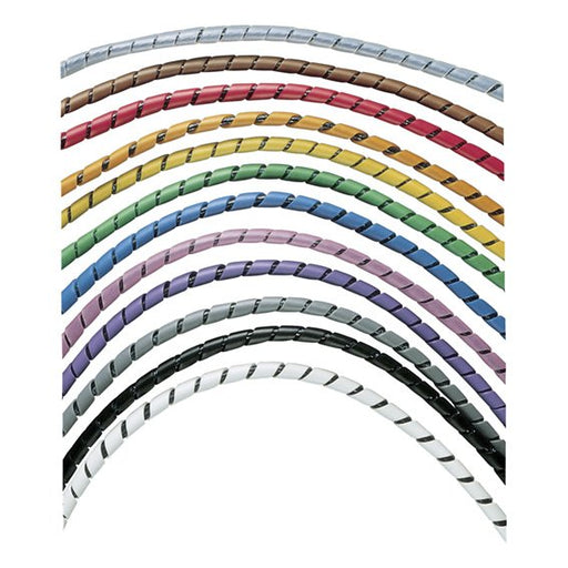 Panduit - Kabelbündelungsschlauch Spiralband T25F-C3Y (VE=30,5m) 25 6,3mm x 100