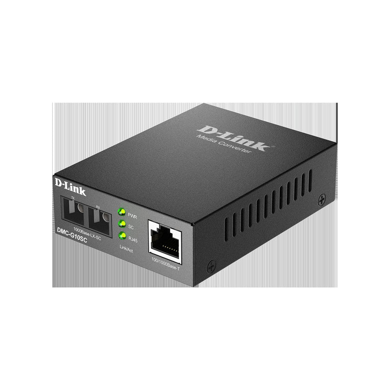 DLink - Media Konverter 100/1000BaseT to DMC-G10SC/E 1000BaseLX (SC) Sing
