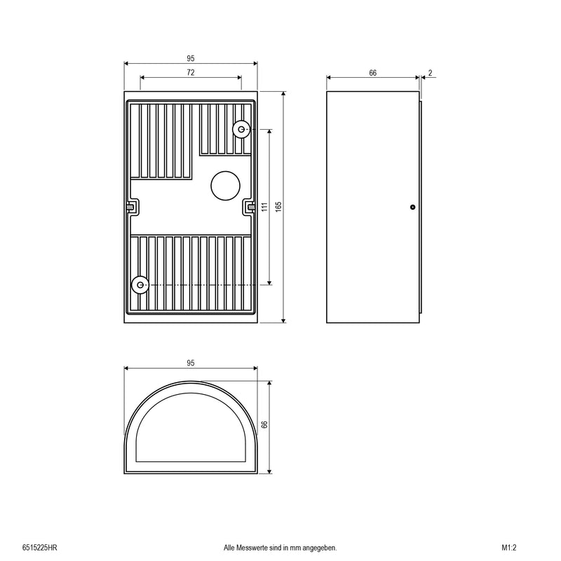 EVN Lichttechnik - Decken-/Wandleuchte Wandleuchte IP65 6515225HR 2x GU10