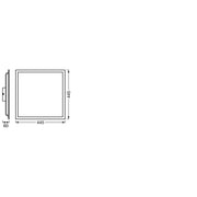 Ledvance - Decken-/Wandleuchte LED-Panel, WiFi Smart #4099854090394 RGBTW, weiß