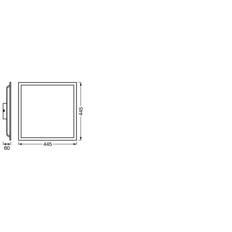 Ledvance - Decken-/Wandleuchte LED-Panel, WiFi Smart #4099854090394 RGBTW, weiß