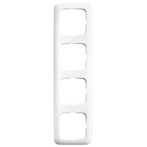 Busch-Jaeger - Abdeckrahmen Rahmen 4-fach 2514-214 aws, senk.+ waager