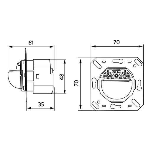 BEG Brück Electronic - Bewegungsmelder/Präsenzmelder komplett Präsenzmelder Indoor180R1148V3Ao.R