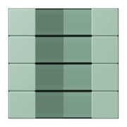Jung - Abdeckung/Bedienelement für Installationsschalterprogramme Tastensatz 4fach LC 504 TSA 217 vert anglais clair