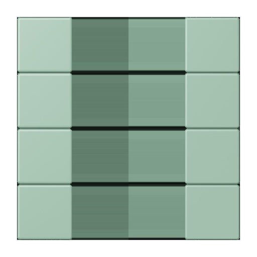 Jung - Abdeckung/Bedienelement für Installationsschalterprogramme Tastensatz 4fach LC 504 TSA 217 vert anglais clair