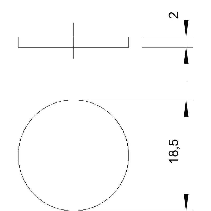 OBO Bettermann - Durchführungstülle Staubschutzplättchen 107 S VTEC PG13 − 100 Stück