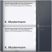 Siedle&Söhne - Funktionsmodul für Türkommunikation Bus-Tasten-Modul BTM 650-02 AG anthrazitgrau − 1 Stück