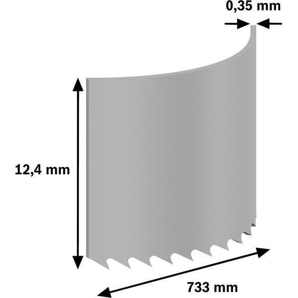 Bosch - Bandsägeblatt PRO CB281418 2608649000 Bandsägeblatt 733 mm