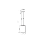 Ledvance - Pendelleuchte Pendelleuchte E27 Decor #4058075838420 Gips, weiß