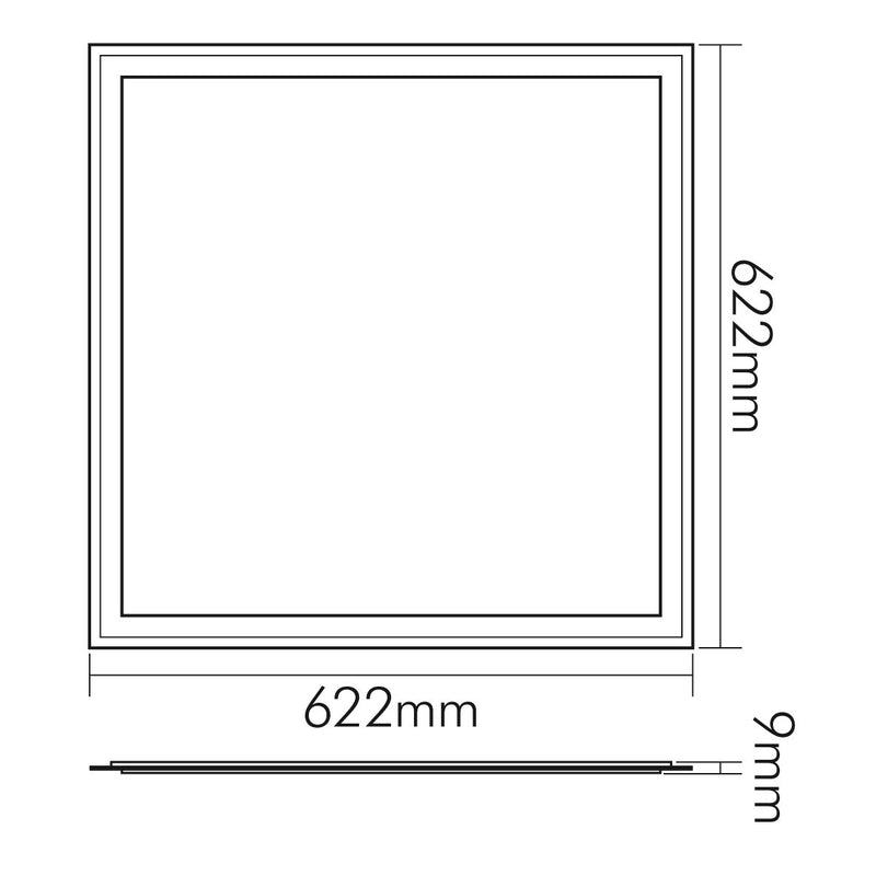 Nobile - Decken-/Wandleuchte LED-Panel Q2S 1570401343 4000K
