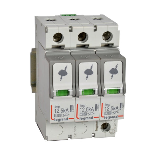 Legrand - Überspannungsableiter für Energietechnik/Stromversorgung Kombiableiter Legrand 412272 Typ 1+2, 3+0