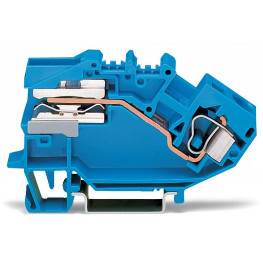 WAGO - Neutralleitertrenn-Reihenklemme Trennklemme 784-613 0,2-10mmq blau