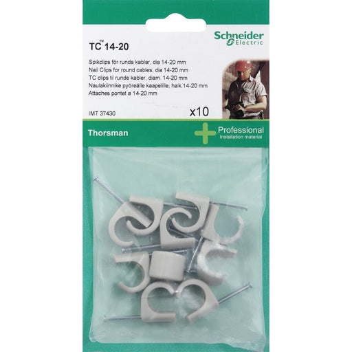 Schneider Electric - Nagelschelle (für Kabel) Nagelschelle IMT37430 für Rundkabel