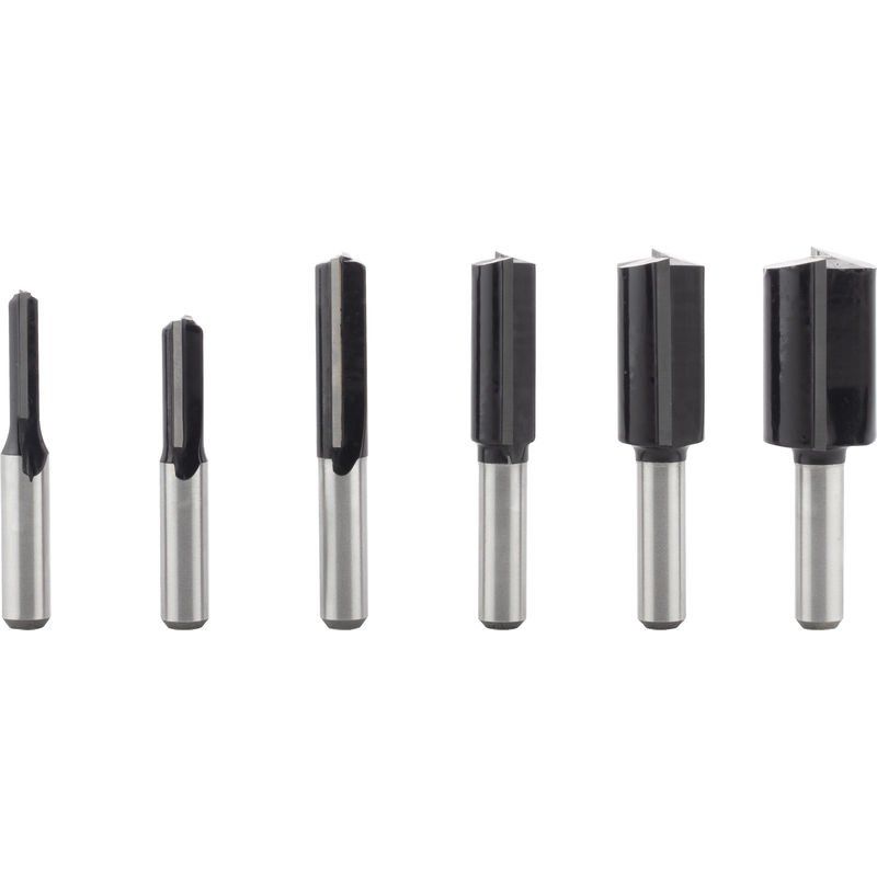 Bosch - Werkzeugset PRO Nutfräser-Set, Schaft 2607017466 8 mm, 6-tlg