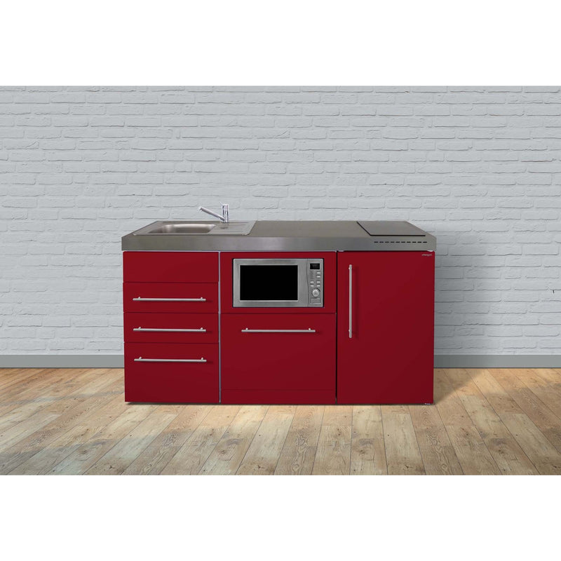 Stengel - Mini-Küche Miniküche Premiumline MPGSMS3BR160KSIKFlBr Bordeauxrot