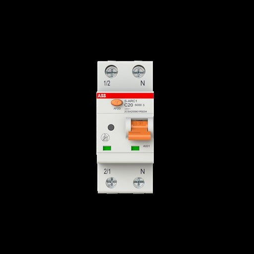 ABB Stotz S&J - Leitungsschutzschalter mit Zusatzeinrichtung Brandschutzschalter S-ARC1 C20 C20,6kA,1P+N