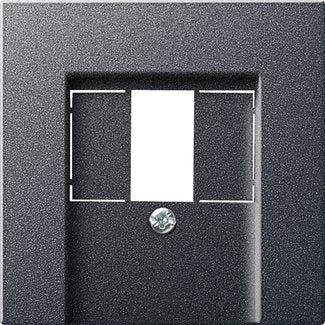 Gira - Einsatz/Abdeckung für Kommunikationstechnik Abd. USB-Spannungsvers. 037628 Anthrazit