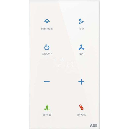 Busch-Jaeger - Bussystem-Raumtemperaturregler Touch-Bedienelement TBR/U4.7.1-CG 4-fach mit RTR KNX