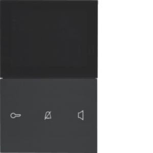 Elcom - Innenstation für Türkommunikation Video-Innenstation Komfort REA654Y AP 2Draht anth/matt