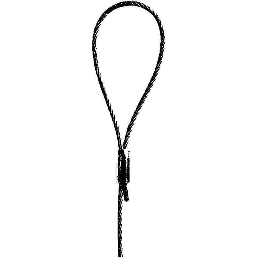Niedax - Drahtseilabhängung Set-Schlaufe GAK-2/5 Drahtseil,Seilklemme − 10 Stück