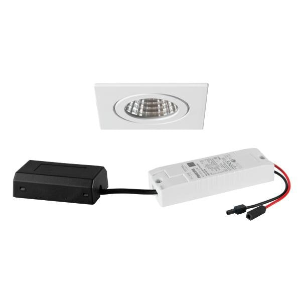 Brumberg Leuchten - Downlight/Strahler/Flutlicht LED-Einbaudownlight 230V 41476073 3000K quadratisch