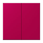 Jung - Abdeckung/Bedienelement für Installationsschalterprogramme Wippe 2fach LC 995 230 rouge rubia (32101)