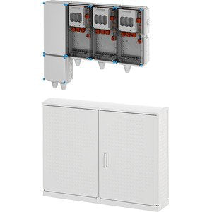 Hensel - Verteilerschrank für Energieversorgung Ladeverteiler Mi EV 140kW 3010 f.3 Abgänge a 140kW