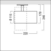 Zumtobel Group - Downlight/Strahler/Flutlicht LED - Strahler VIV2 L 280 #60716008 840, ws