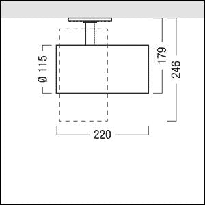 Zumtobel Group - Downlight/Strahler/Flutlicht LED - Strahler VIV2 L 280 #60716008 840, ws