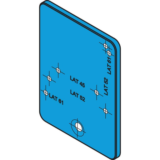Di-soric - Zubehör/Ersatzteile für Industriesensoren Montageplatte UBT-KU-PH-MP-LAT 80 x 60 x 4mm