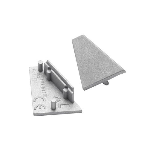 Brumberg Leuchten - Mechanisches Zubehör/Ersatzteile für Leuchten Endstück für Eckprofil 53073260 silber