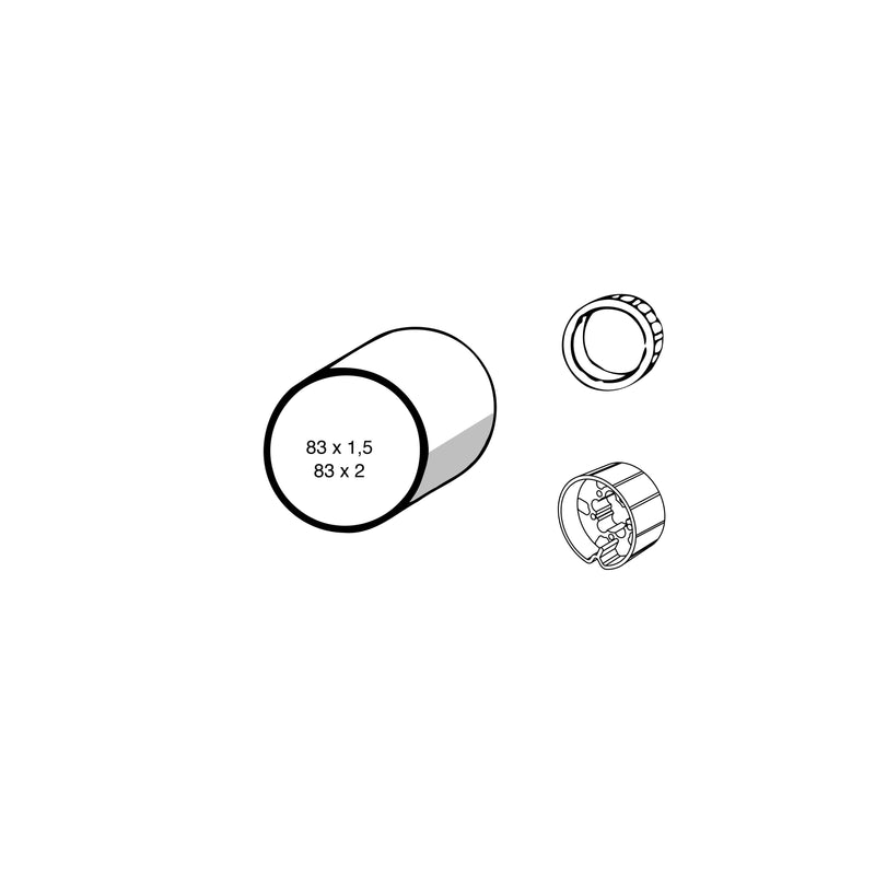 Somfy - Zubehör/Ersatzteile für Tor-/Rollladenantriebe Adapter 9700977 LS/LT 50/60 83x1,5 − 1 Stück
