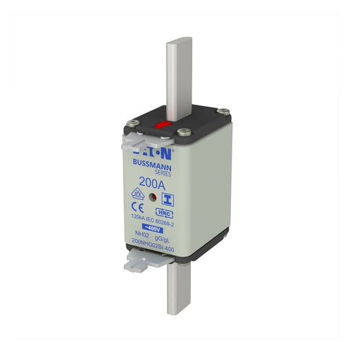 Eaton - Messersicherung Sicherungseinsatz Nieders. 200NHG02BI-400 200A AC 400V 120kA − 3 Stück