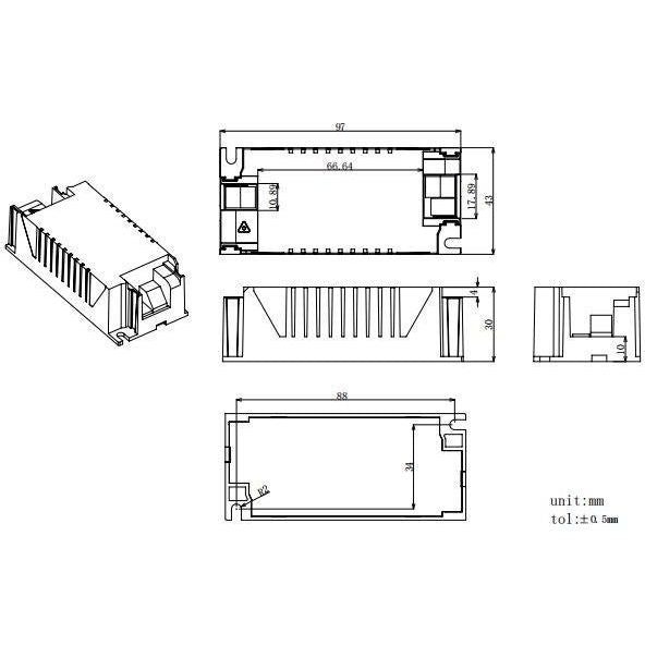 Houben - LED-Betriebsgerät LED-Treiber CUPORD CCCB 21 300-500mA