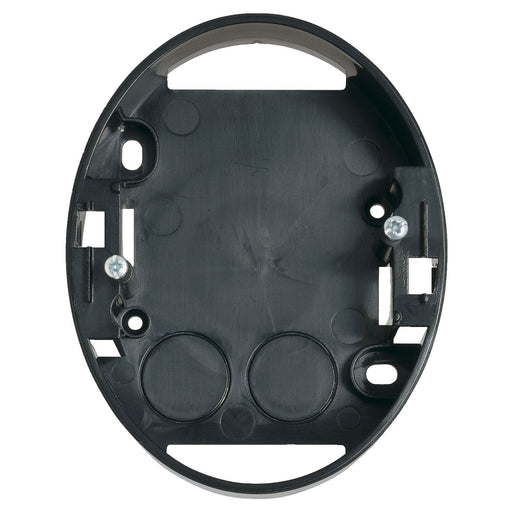 Elso - Aufputzgehäuse für Unterputzgerät Aufputzgehäuse WDE011352 schwarz,2-f.,Steckd