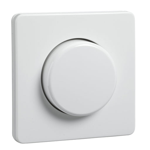 Elso - Abdeckung/Bedienelement für Installationsschalterprogramme Dimmer-Zentralplatte ELG227014 m.Drehknopf, rws