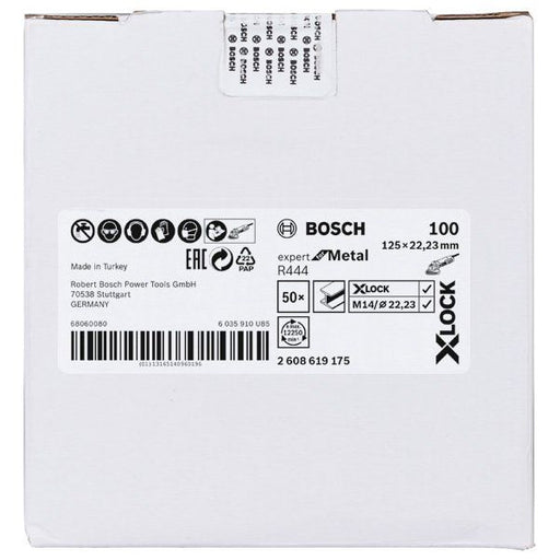Bosch - Trenn-/Schleifscheibe X-LOCK 2608619175 Fiberschleifscheibe