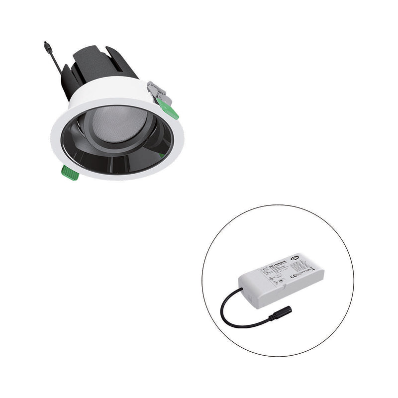 EVN Lichttechnik - Downlight/Strahler/Flutlicht LED-Einbauleuchte modular F04R09SM2540L24D Konfigurationstype
