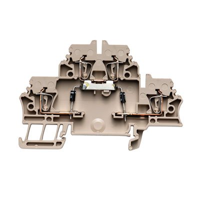 Weidmüller - Bauelement-Reihenklemme Klemme mit Einbau ZDK 2.5/D/5 − 50 Stück