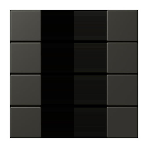Jung - Abdeckung/Bedienelement für Installationsschalterprogramme Tastensatz 4fach LC 504 TSA 259 ombre naturelle 59