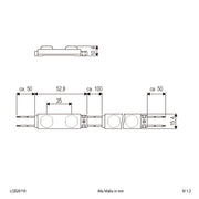 EVN Lichttechnik - LED-Modul 10er-Kette LCB20110 6500K IP67