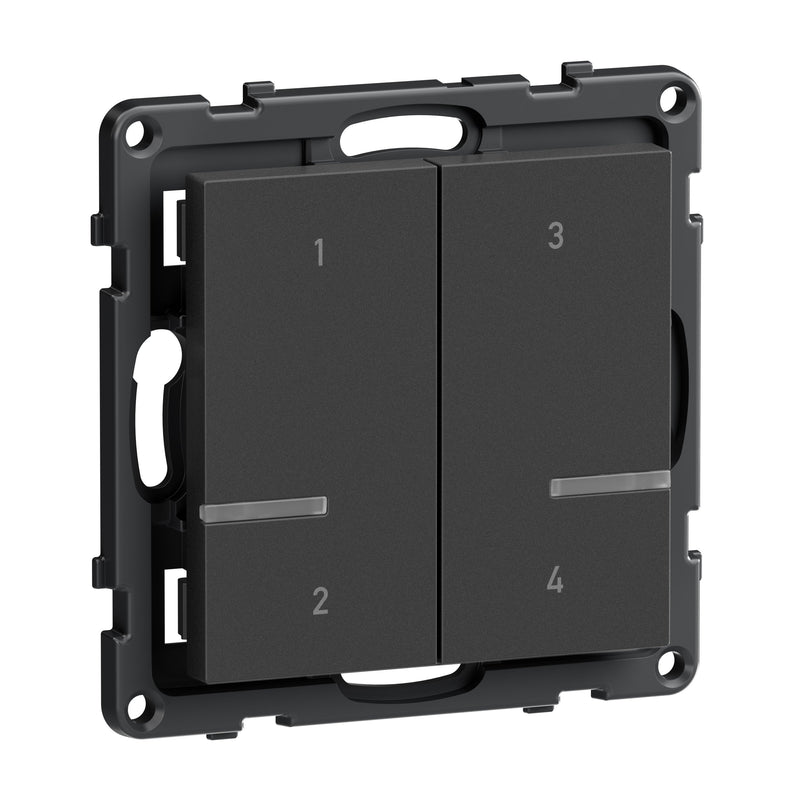 Legrand - Funksender Szenentaster 4-fach Legrand 765935 Anthrazit
