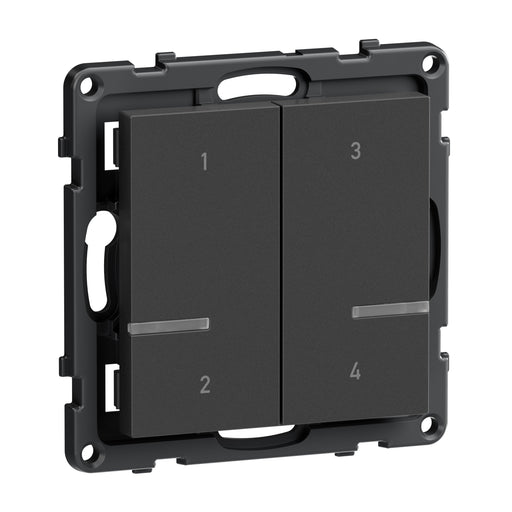 Legrand - Funksender Szenentaster 4-fach Legrand 765935 Anthrazit
