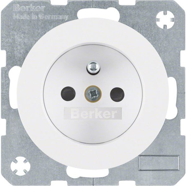 Berker - Steckdose pows/gl 6768762089 m.Schutzkontaktstift