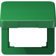Jung - Abdeckrahmen Klappdeckel gn CD 590 BFKL GN mit Rückstellfeder