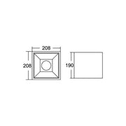 Brumberg Leuchten - Decken-/Wandleuchte LED-Anbaudownlight 42644173DA 3000K